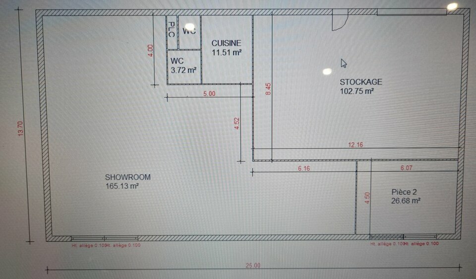 Local d'activité avec SHOW ROOM sur IFS Local d'activité avec SHOW ROOM sur IFS